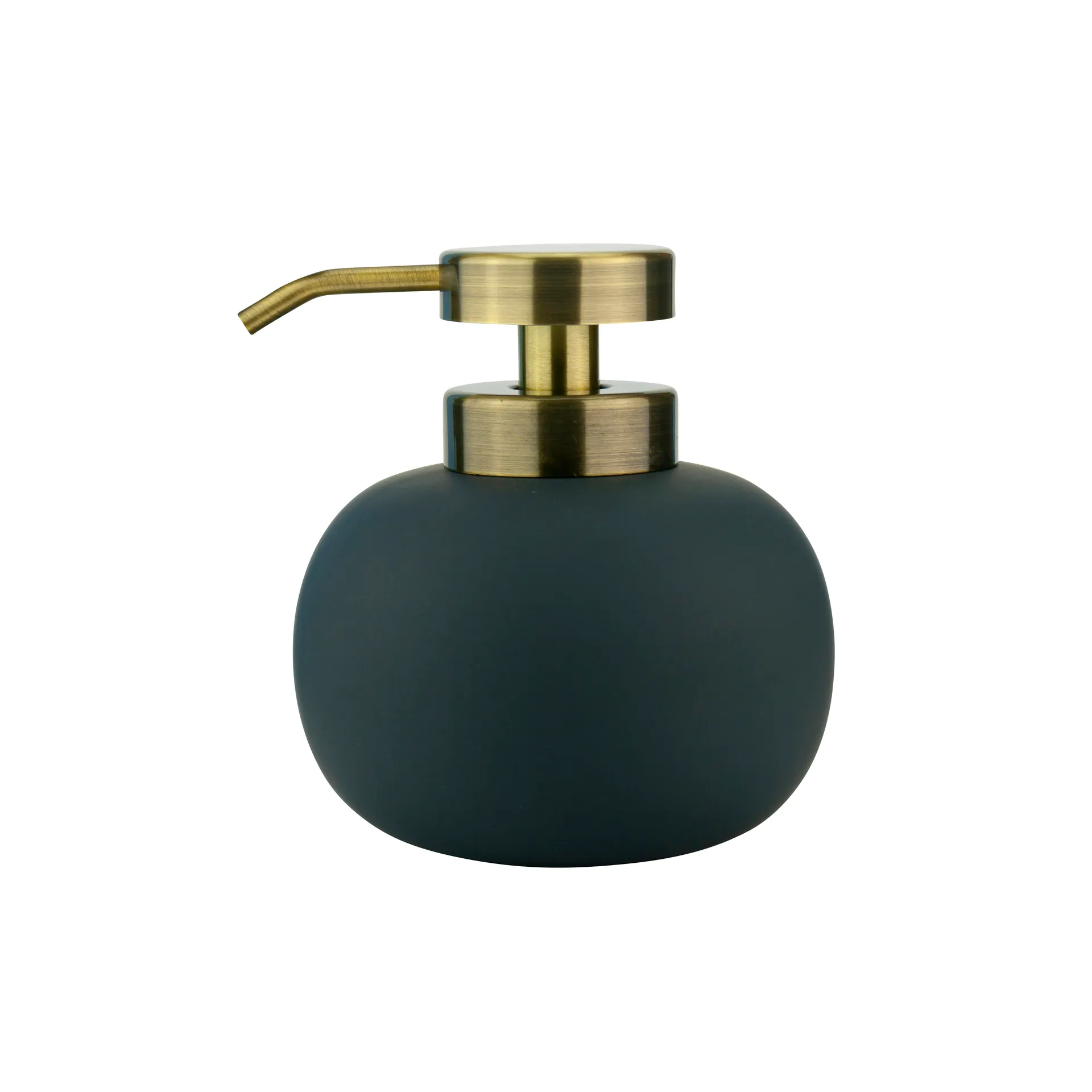 Lotus soap dispenser low, Anthracite Mette Ditmer