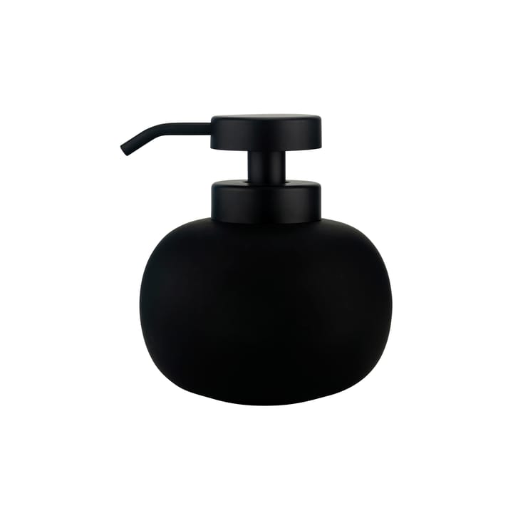 Lotus soap dispenser low - black - Mette Ditmer
