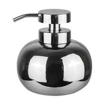 Lotus soap dispenser low - Chrome - Mette Ditmer