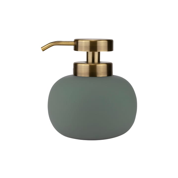 Lotus soap dispenser low - Frost green - Mette Ditmer