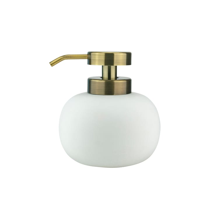 Lotus soap dispenser low - white - Mette Ditmer