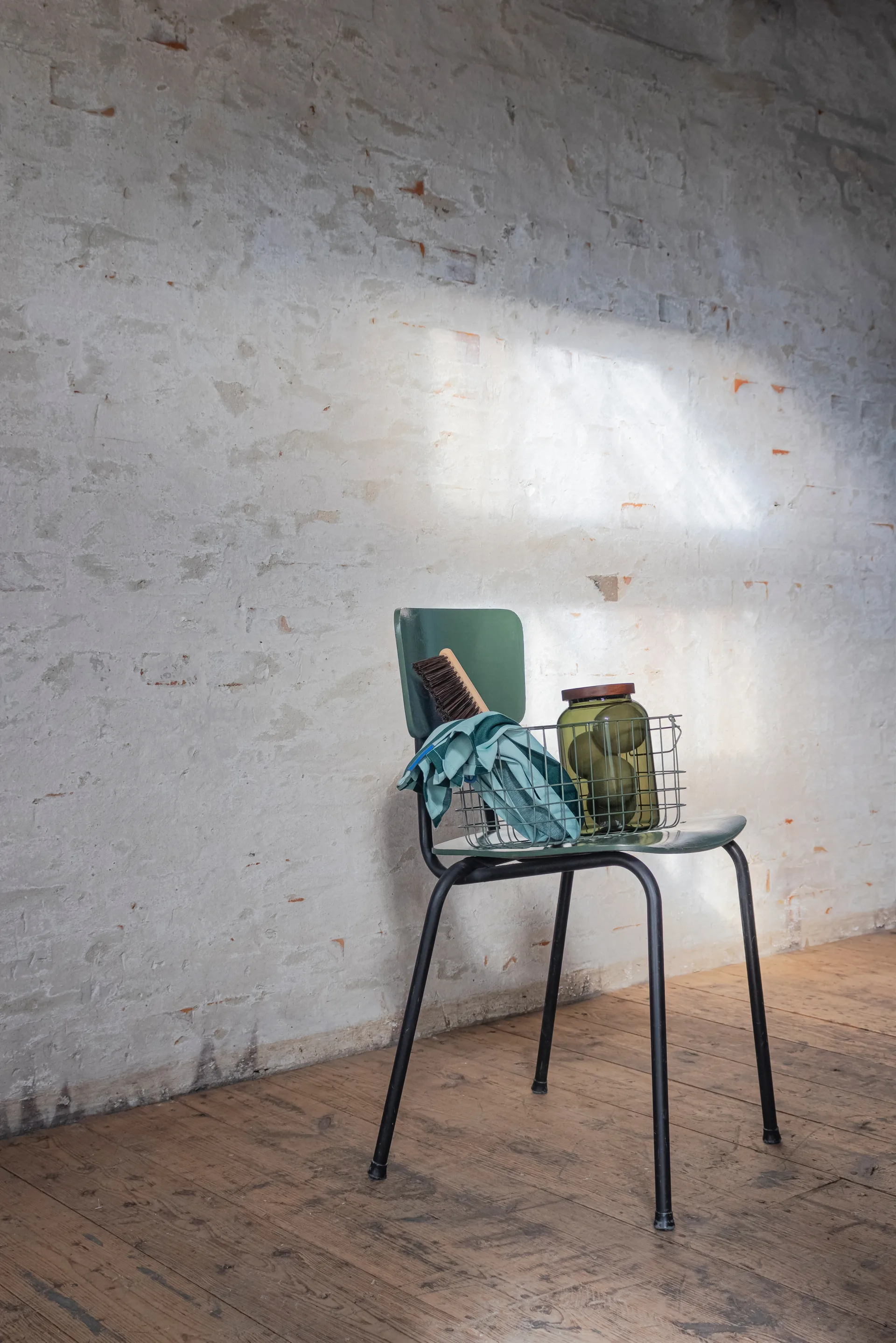 Luna jar with lid large 20 cm, Dark forest Mette Ditmer