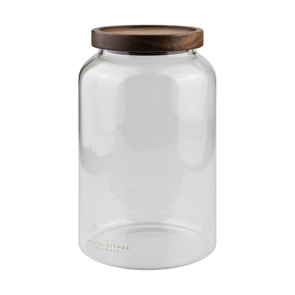 Mette Ditmer Luna jar with lid large 20 cm Transparent