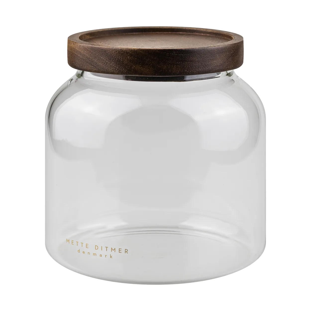 Mette Ditmer Luna jar with lid small 13 cm Transparent