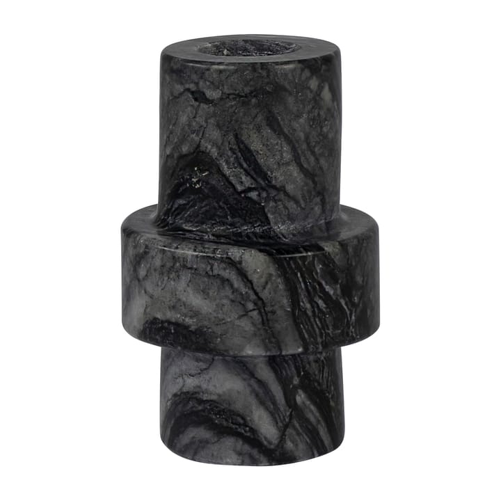 Marble candle holder 8.5 cm - Grey - Mette Ditmer
