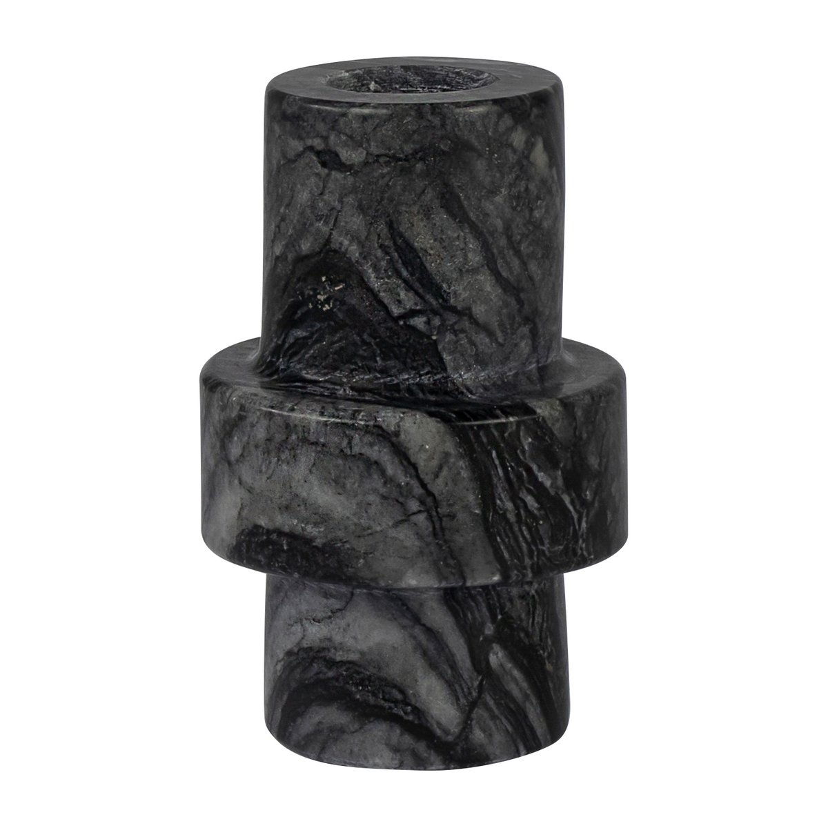 Mette Ditmer Marble candle holder 8.5 cm Grey | Scandinavian Design | Candle holders | Grey