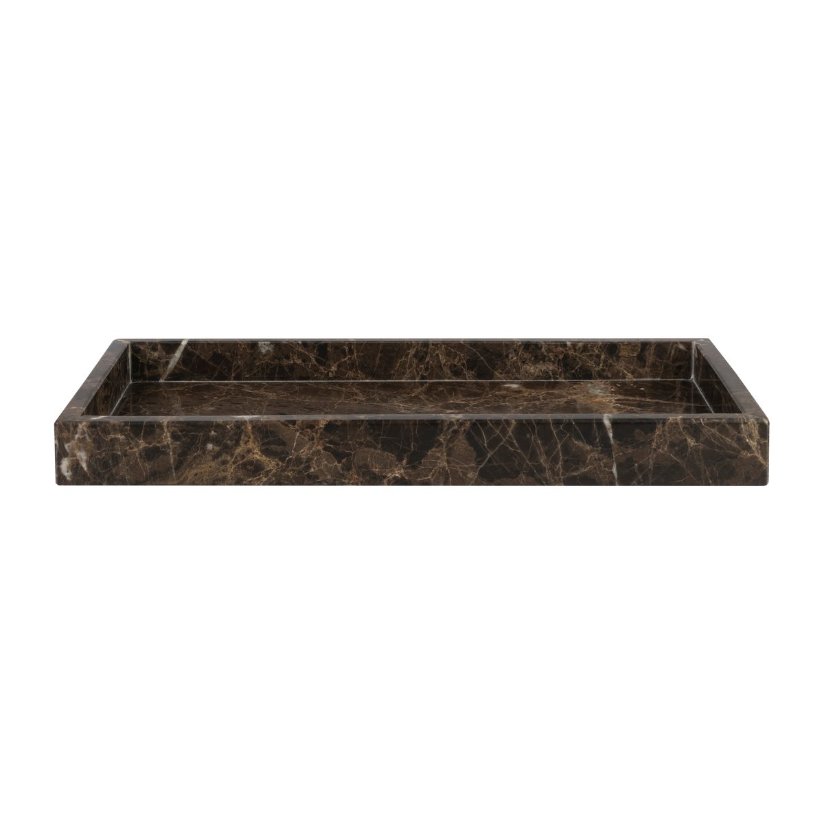 Mette Ditmer Marble decorative tray 16x31 cm Brown | Scandinavian Design | Decorative accessories | Brown