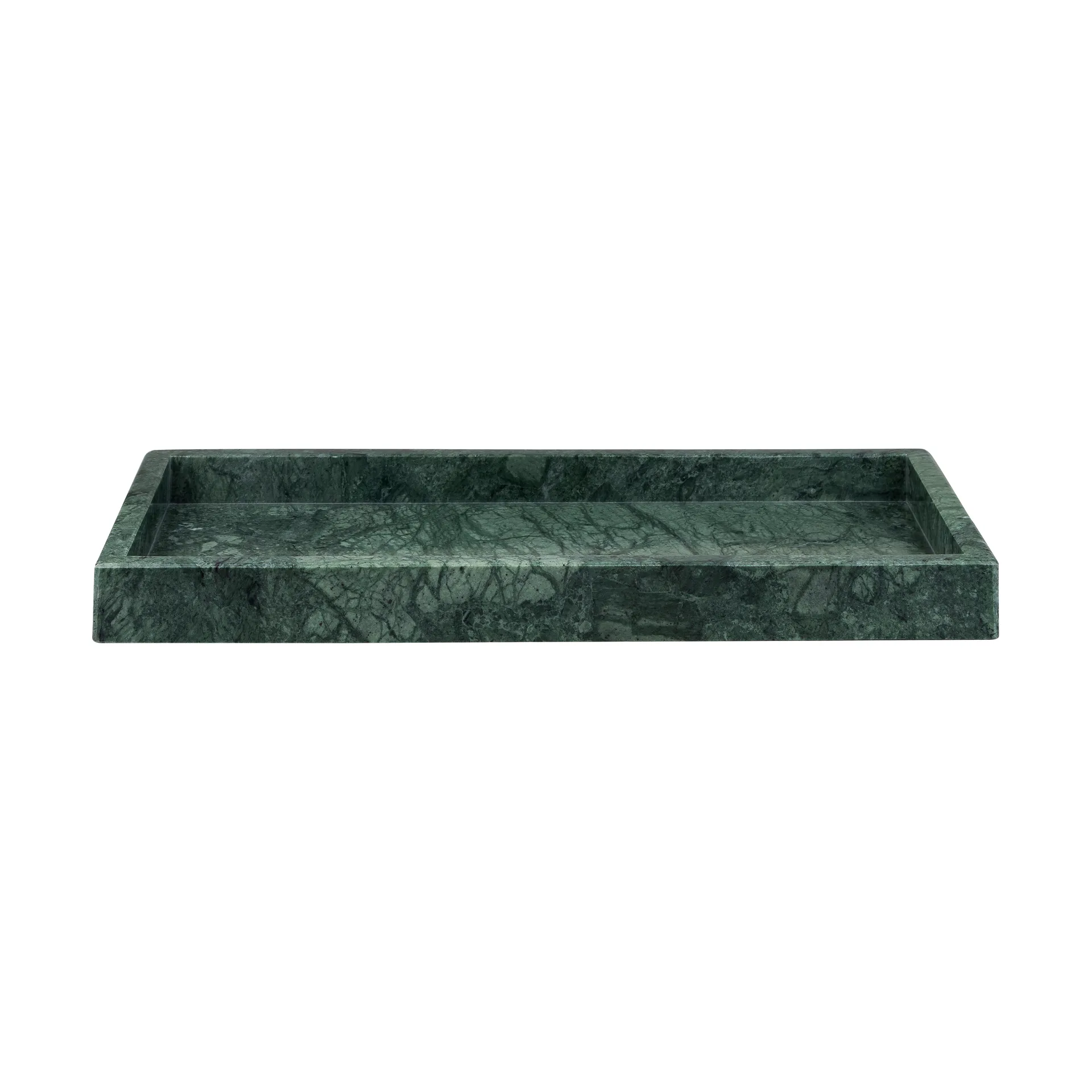Marble decorative tray 16x31 cm, Dark forest Mette Ditmer