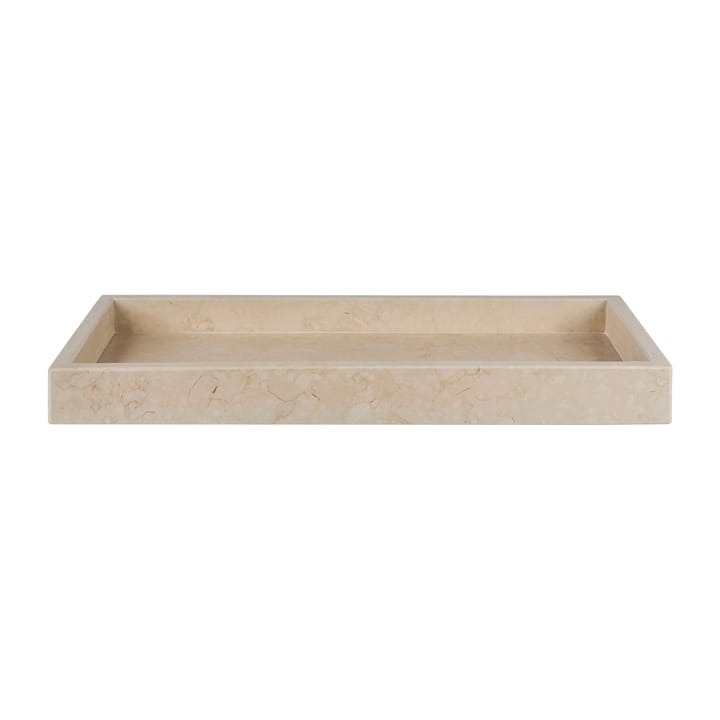 Marble decorative tray 16x31 cm - Sand - Mette Ditmer