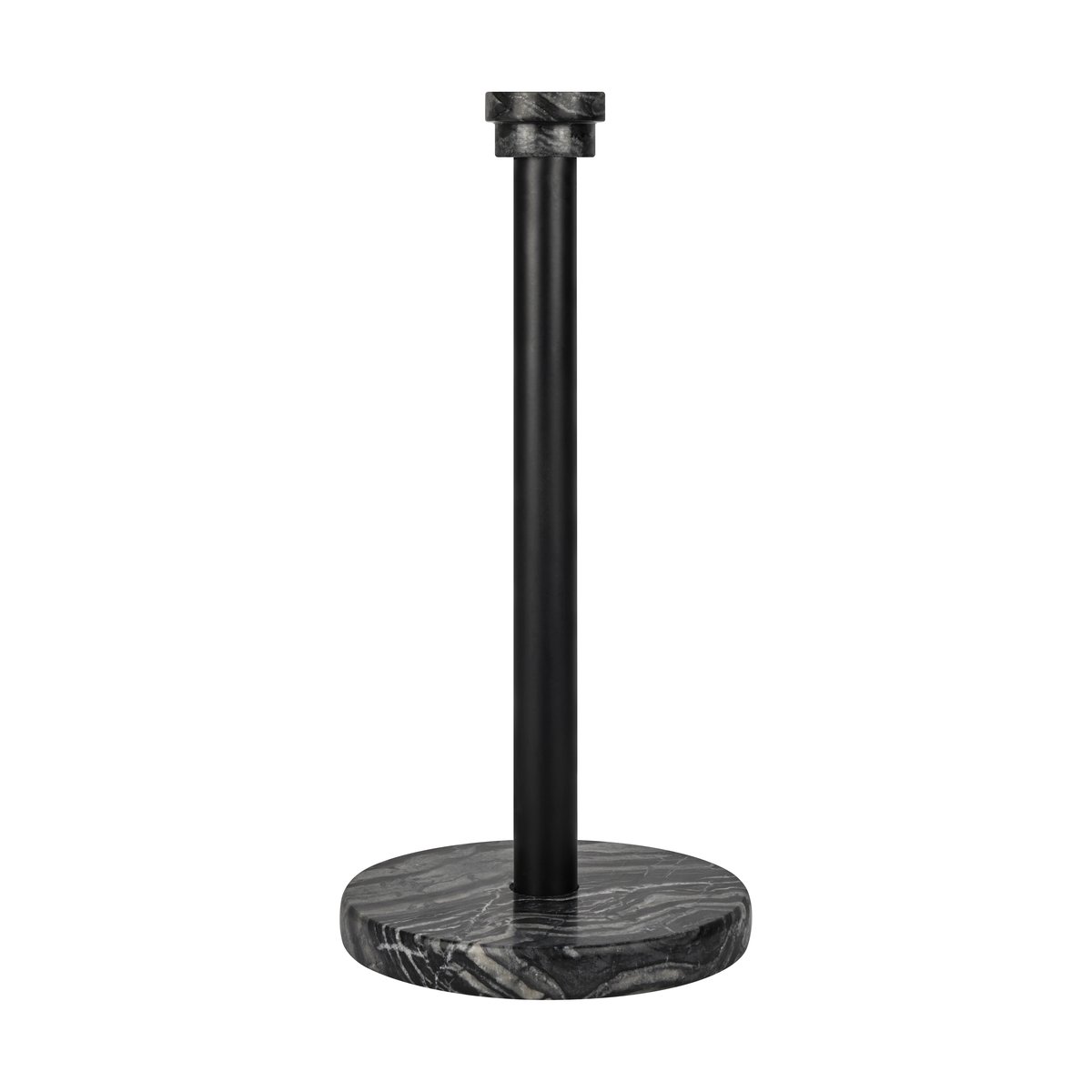 Mette Ditmer Marble paper towel holder Black-grey | Scandinavian Design | Kitchen towel holders | Black
