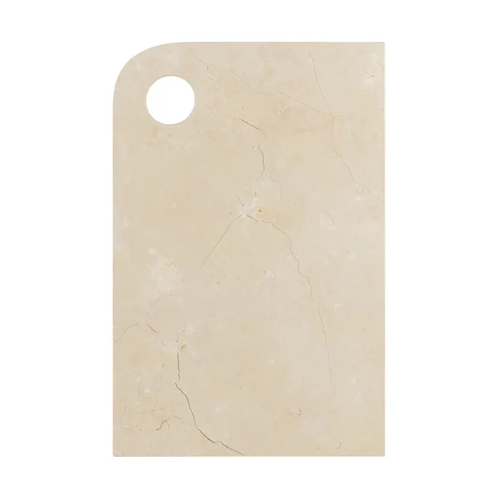 Marble serving tray medium 20x30 cm - Sand - Mette Ditmer