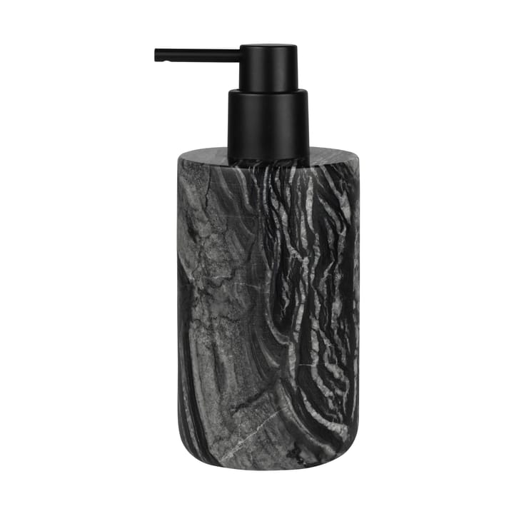Marble soap dispenser 17.5 cm - Black-Grey - Mette Ditmer