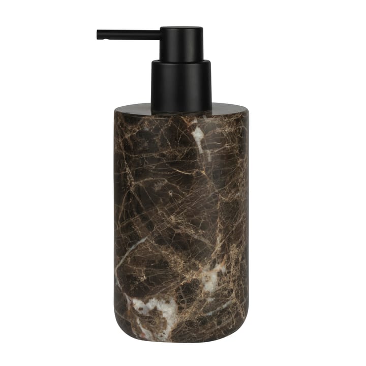 Marble soap dispenser 17.5 cm - Brown - Mette Ditmer