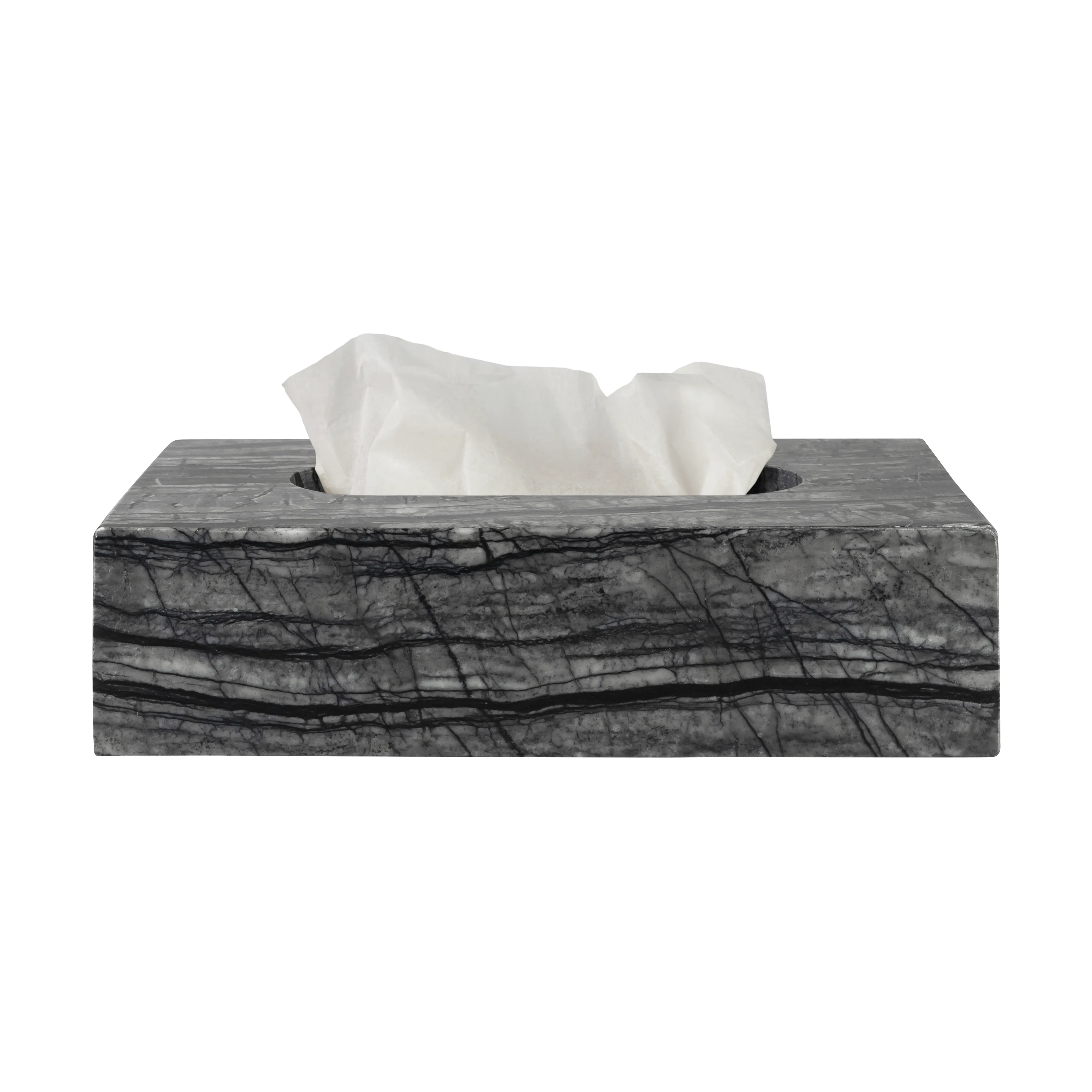 Marble tissue box 14x25.5 cm from Mette Ditmer - NordicNest.com