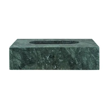 Marble tissue box 14x25.5 cm - Dark forest - Mette Ditmer