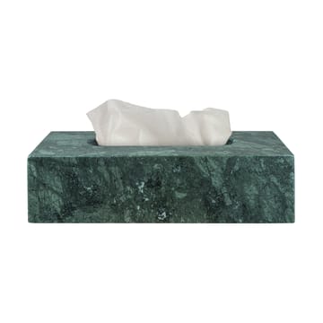 Marble tissue box 14x25.5 cm - Dark forest - Mette Ditmer