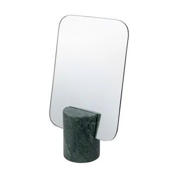 Marble vanity mirror - Dark forest, 30 cm - Mette Ditmer