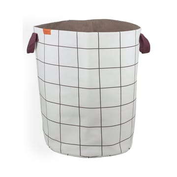 Mesh laundry basket Ø40x50 cm - Brown-Off-white - Mette Ditmer
