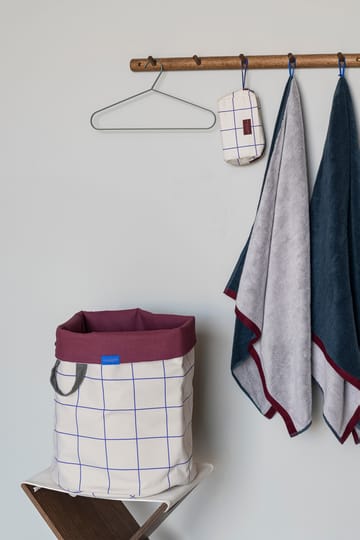 Mesh laundry basket Ø40x50 cm - Cobalt-sand - Mette Ditmer