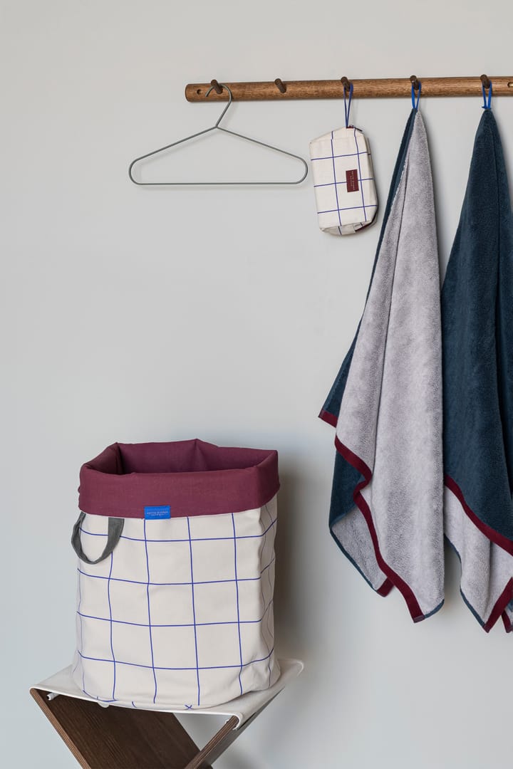 Mesh laundry basket Ø40x50 cm, Cobalt-sand Mette Ditmer