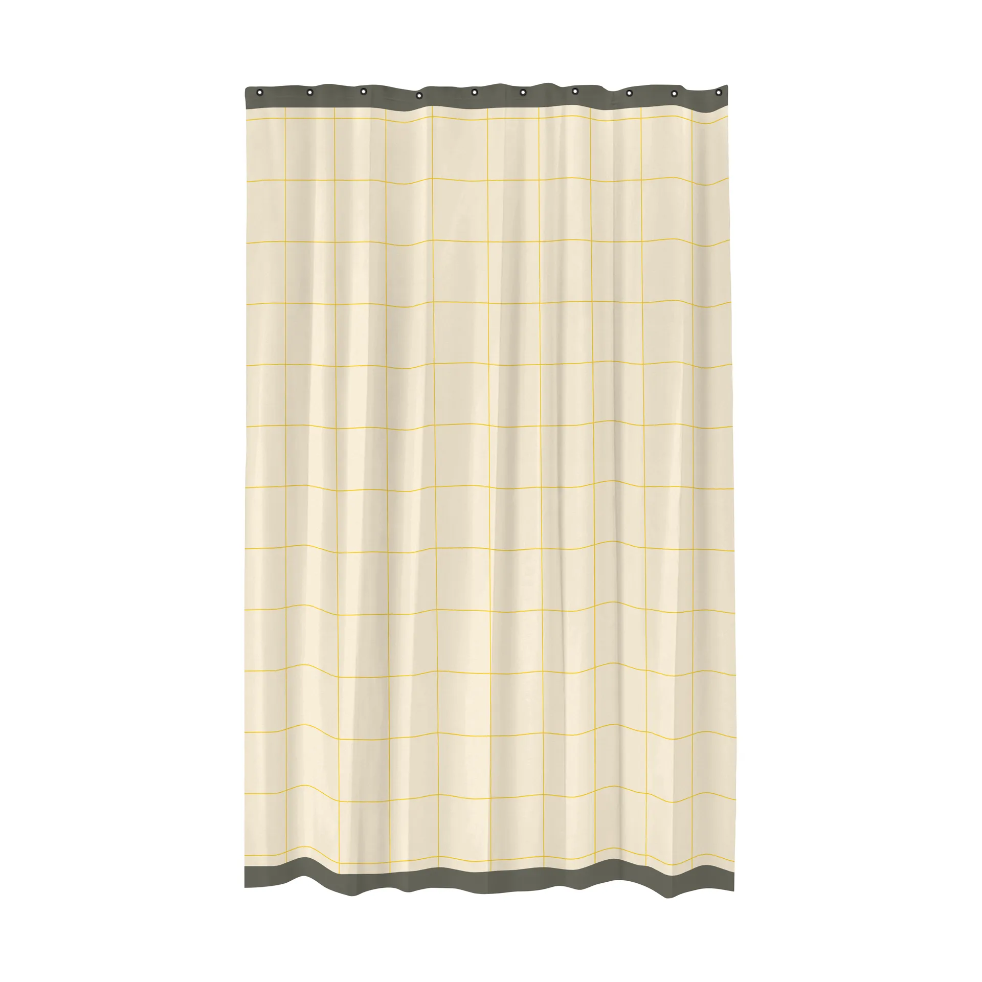 Mesh shower curtain 150x200 cm, Yellow Mette Ditmer