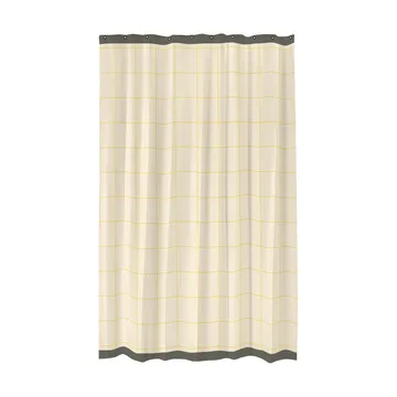 Mesh shower curtain 150x200 cm - Yellow - Mette Ditmer