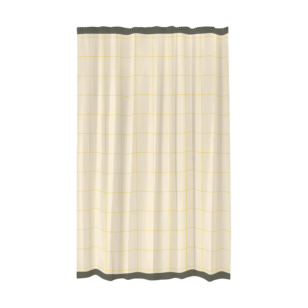 Mette Ditmer Mesh shower curtain 150x200 cm Yellow | Scandinavian Design | Shower curtains | Yellow