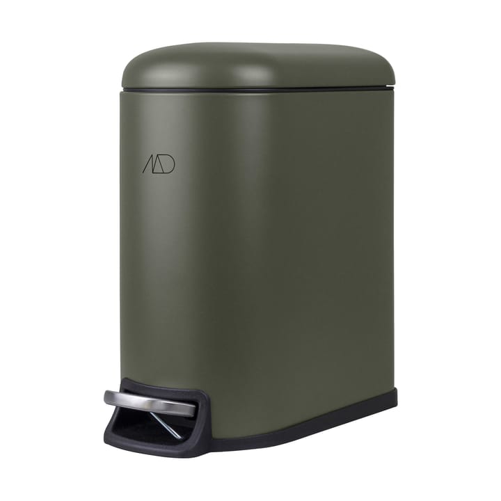 Mini-Walther pedal bin 5 L - Dark olive - Mette Ditmer