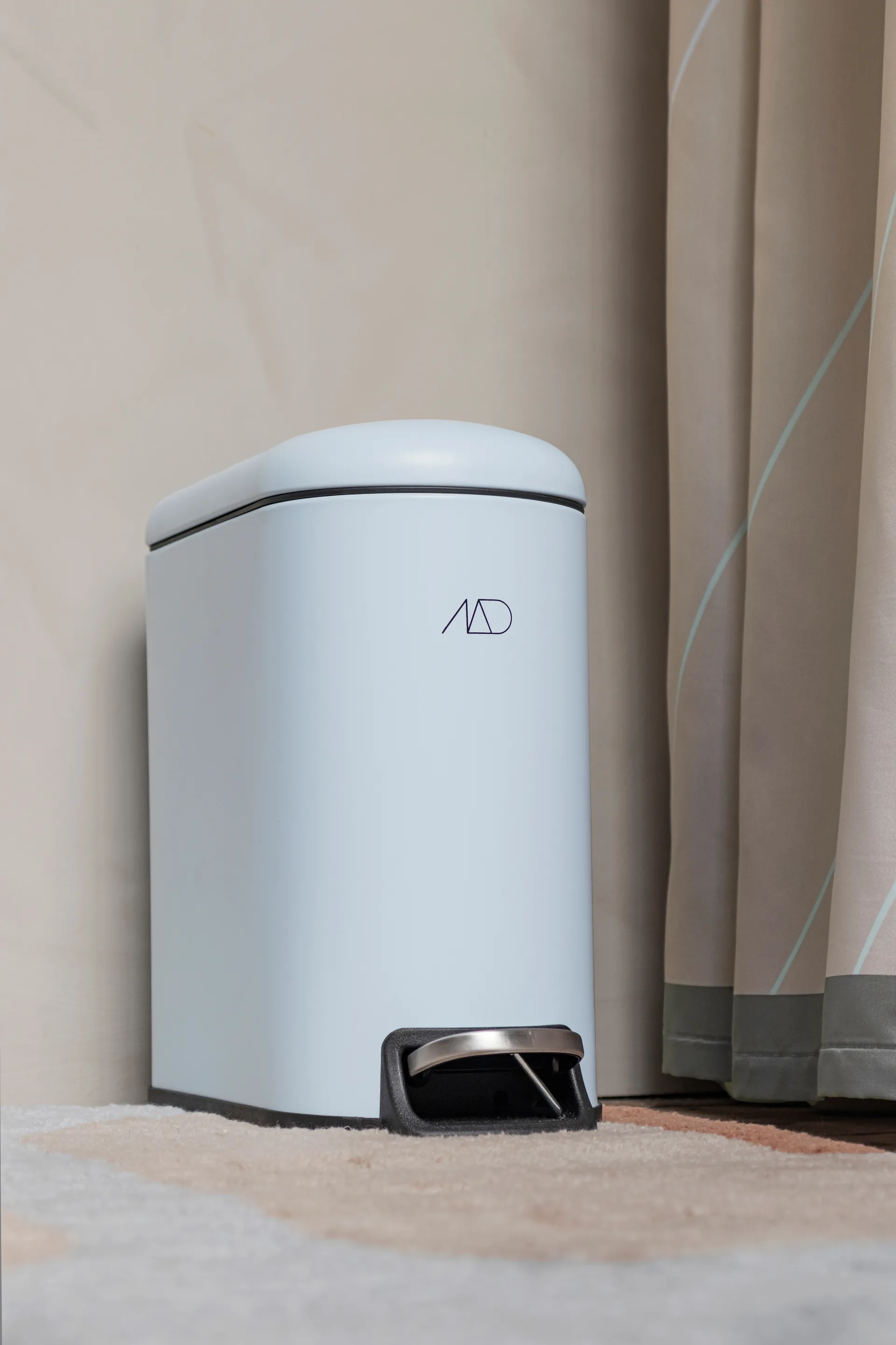 Mini-Walther pedal bin 5 L, Light blue Mette Ditmer