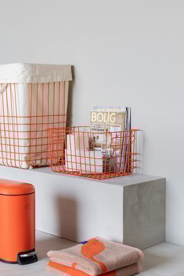 Mini-Walther pedal bin 5 L - Orange - Mette Ditmer