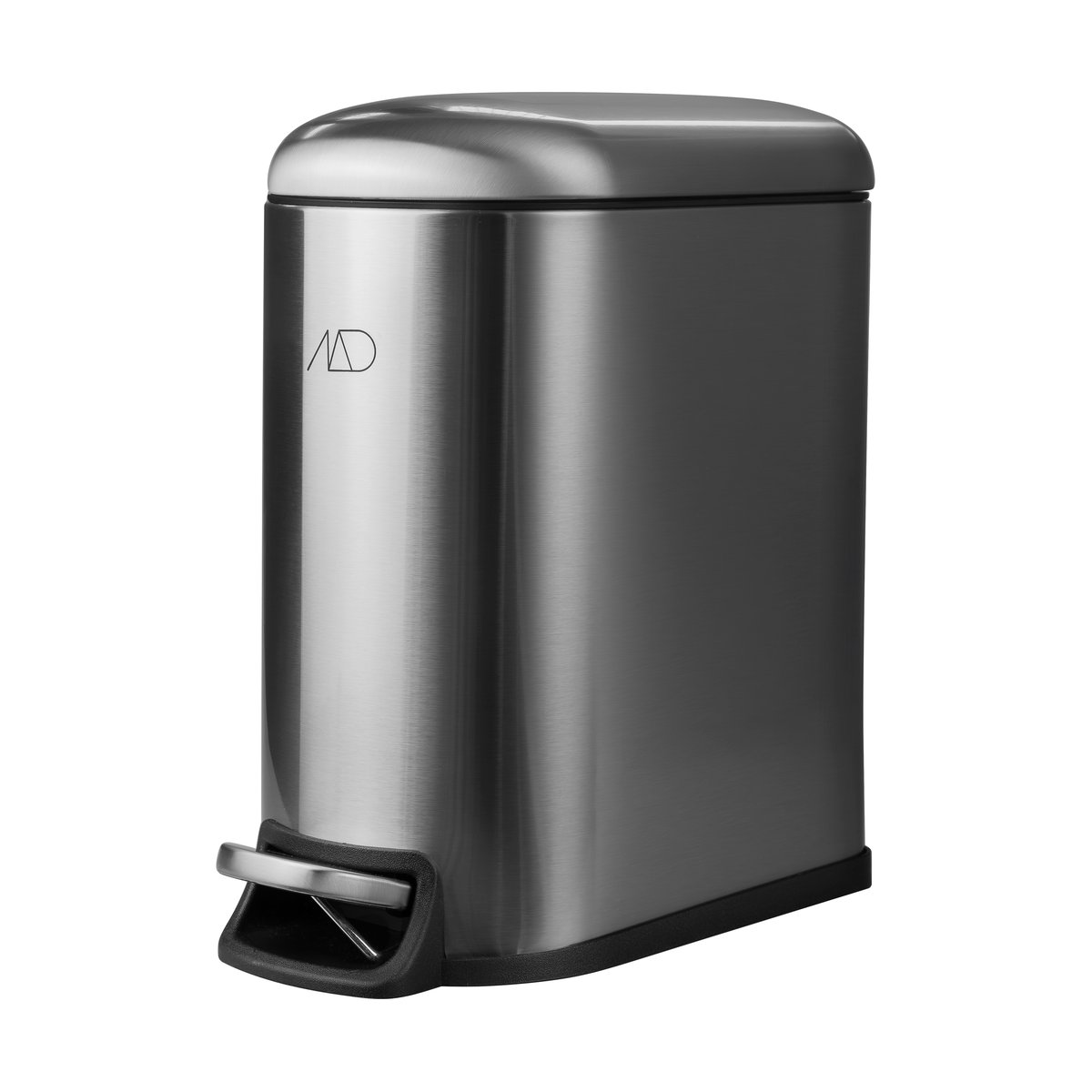 Mette Ditmer Mini-Walther pedal bin 5 L Steel | Scandinavian Design | Pedal bins | Silver-coloured