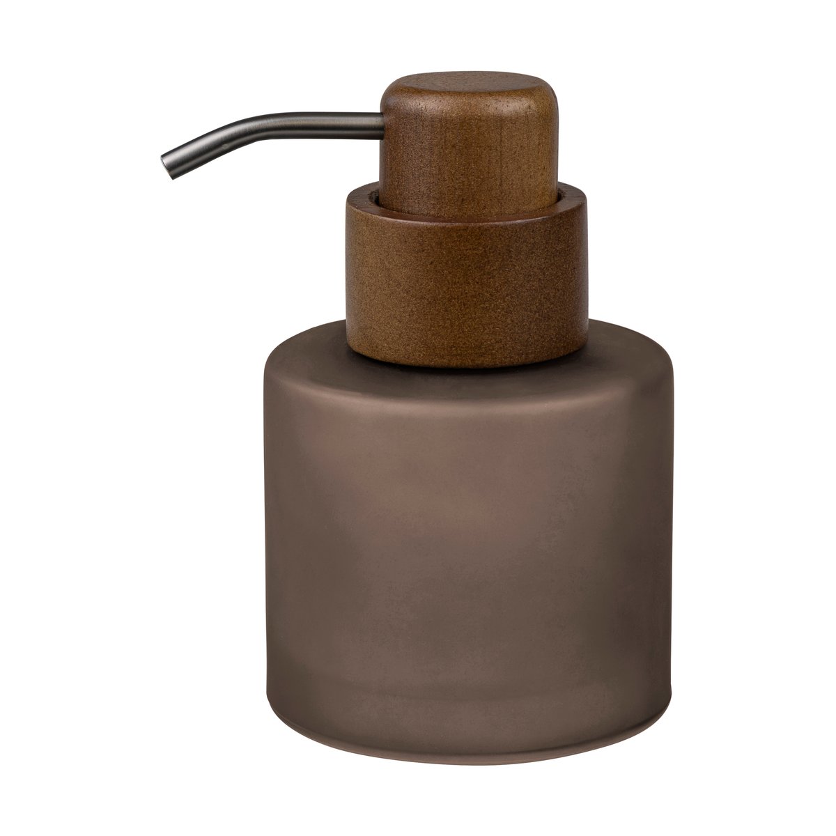 Mette Ditmer Modest Soap Dispenser Low Walnut | Scandinavian Design | Soap dispensers & dishes | Brown