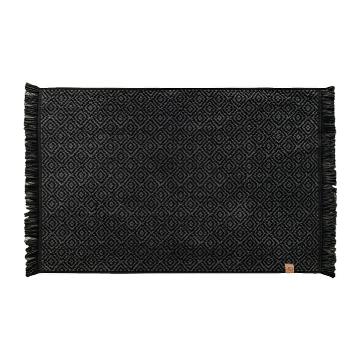 Morocco bathroom mat 50x80 cm - Black-grey - Mette Ditmer