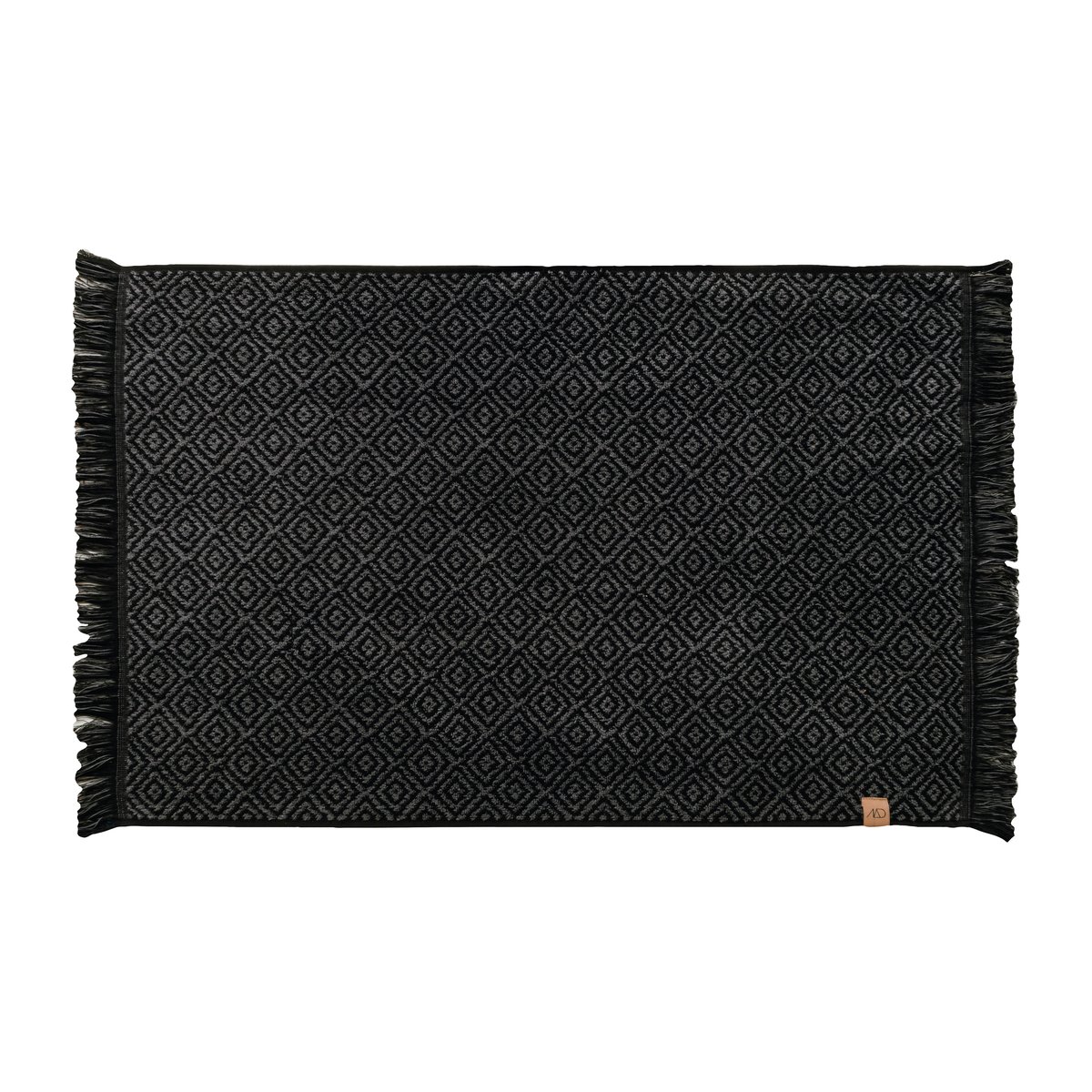 Mette Ditmer Morocco bathroom mat 50x80 cm Black-grey