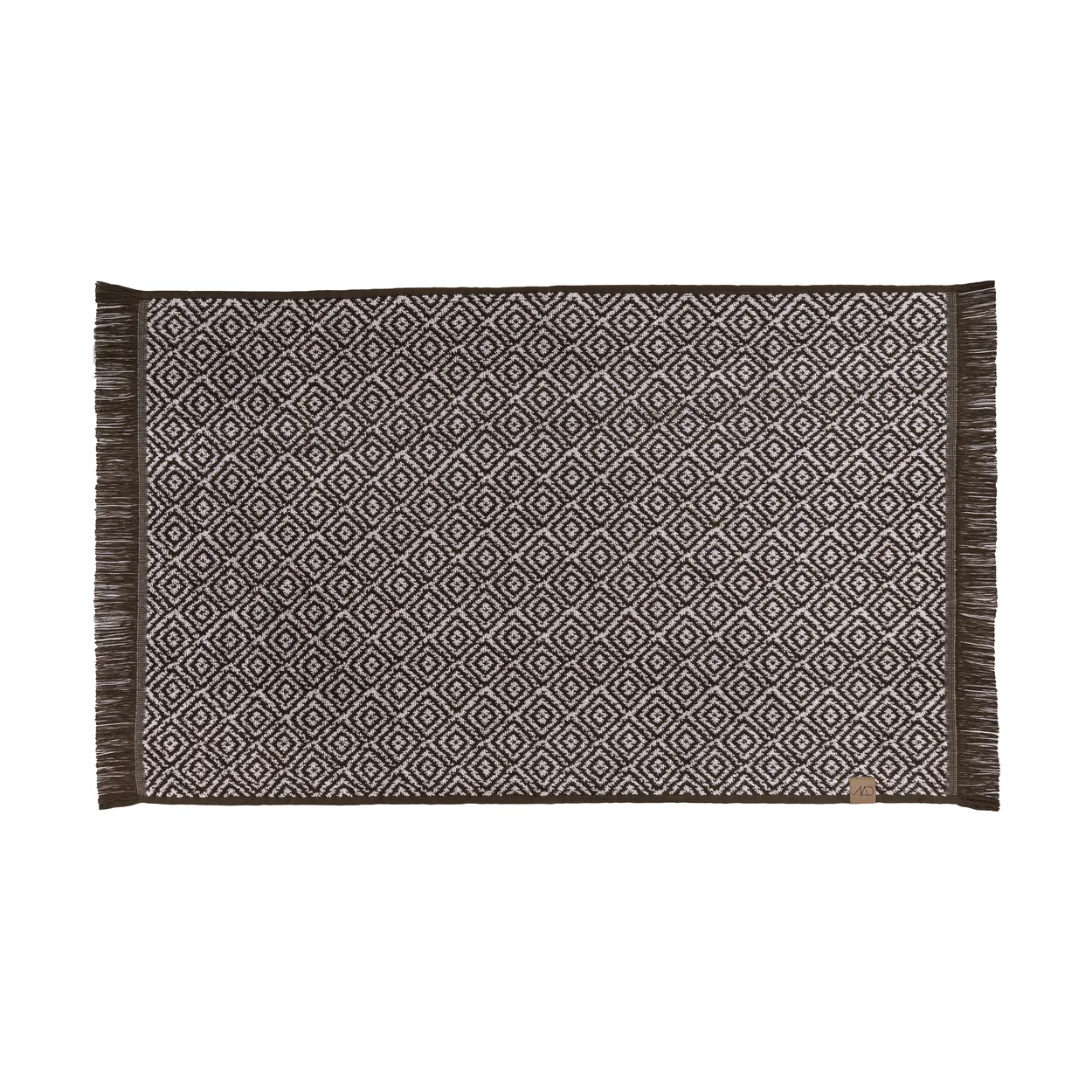 Mette Ditmer Morocco bathroom mat 50x80 cm Chocolate-off-white