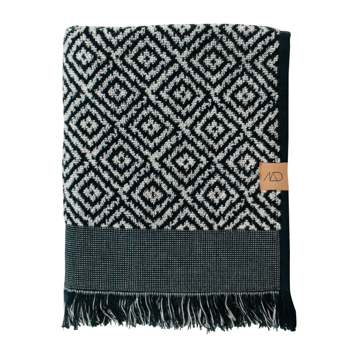 Morocco towel 70x140 cm - Black-white - Mette Ditmer