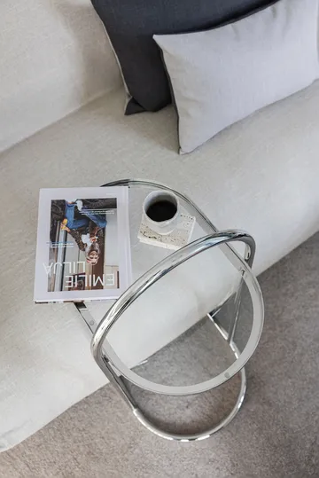 Moves side table - Chrome, 34.5x51x76.5 cm - Mette Ditmer