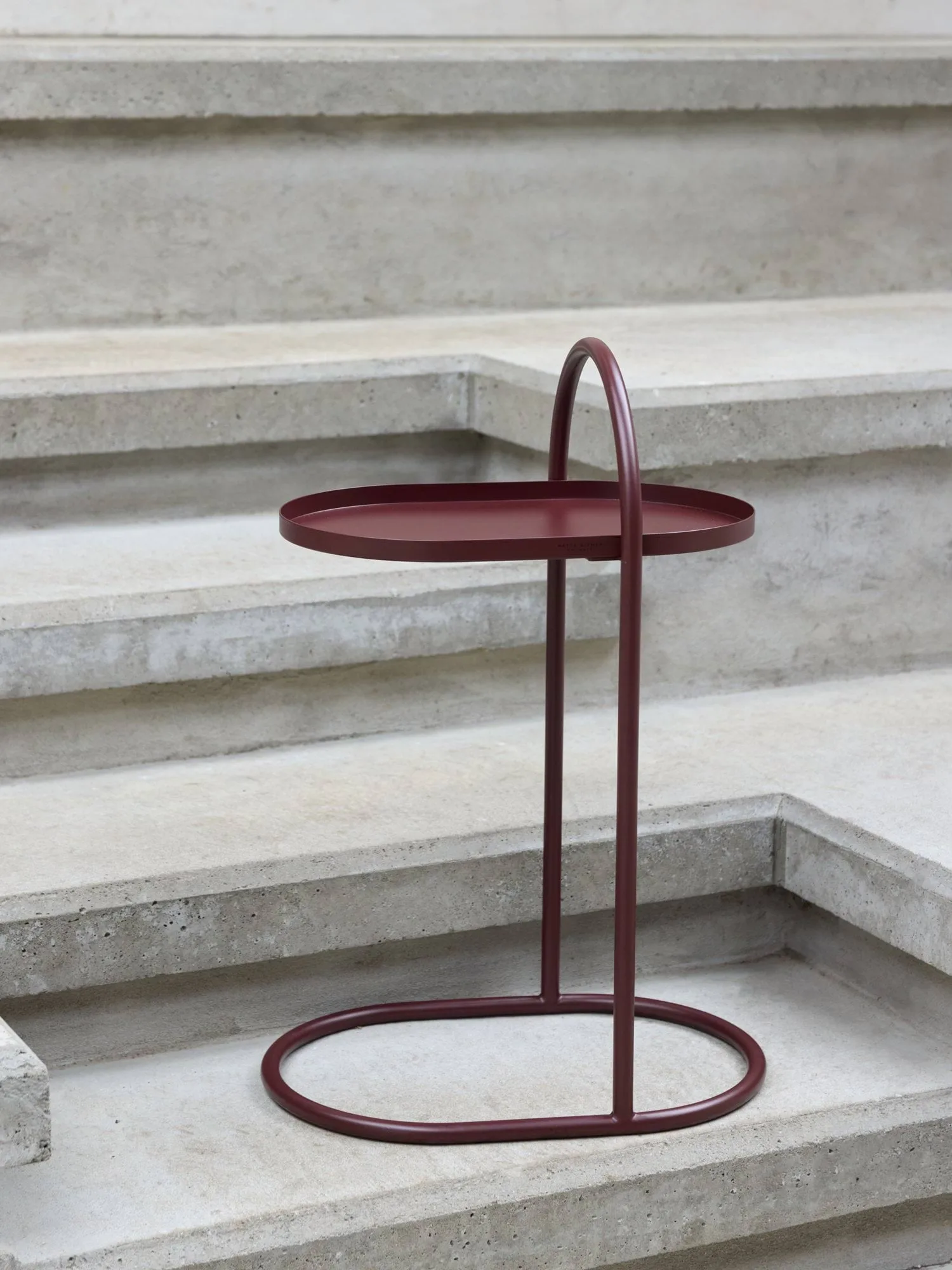 Moves side table, Red, 34.5x51x75.5 cm Mette Ditmer