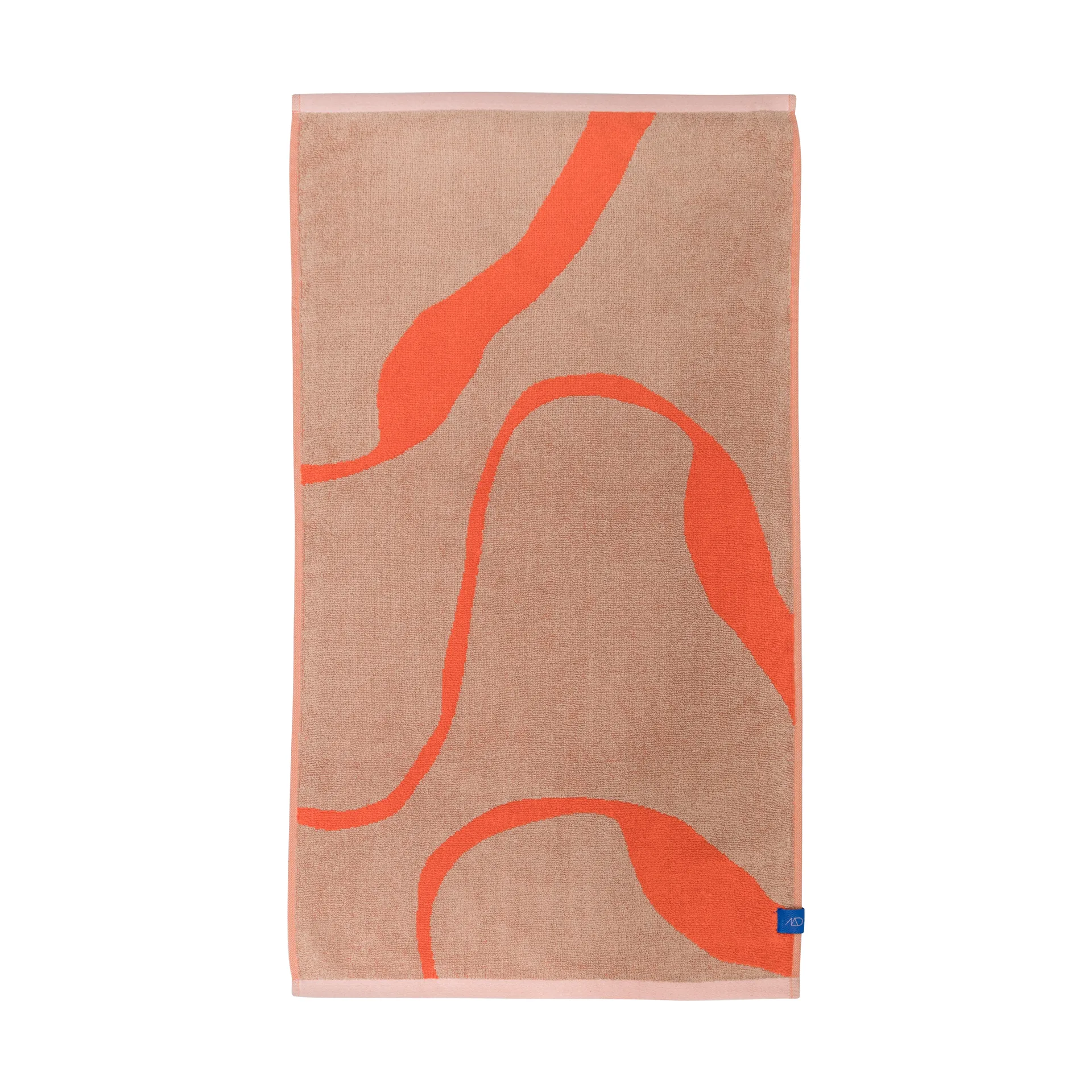 Nova Arte bath towel 70x133 cm, Latte-orange Mette Ditmer