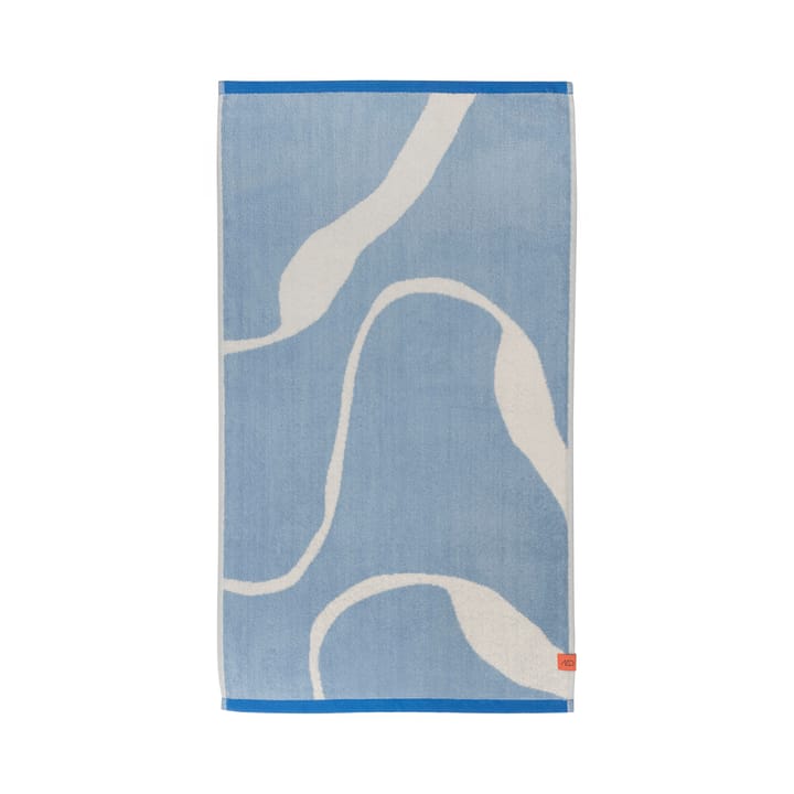 Nova Arte bath towel 70x133 cm - Light blue-off-white - Mette Ditmer