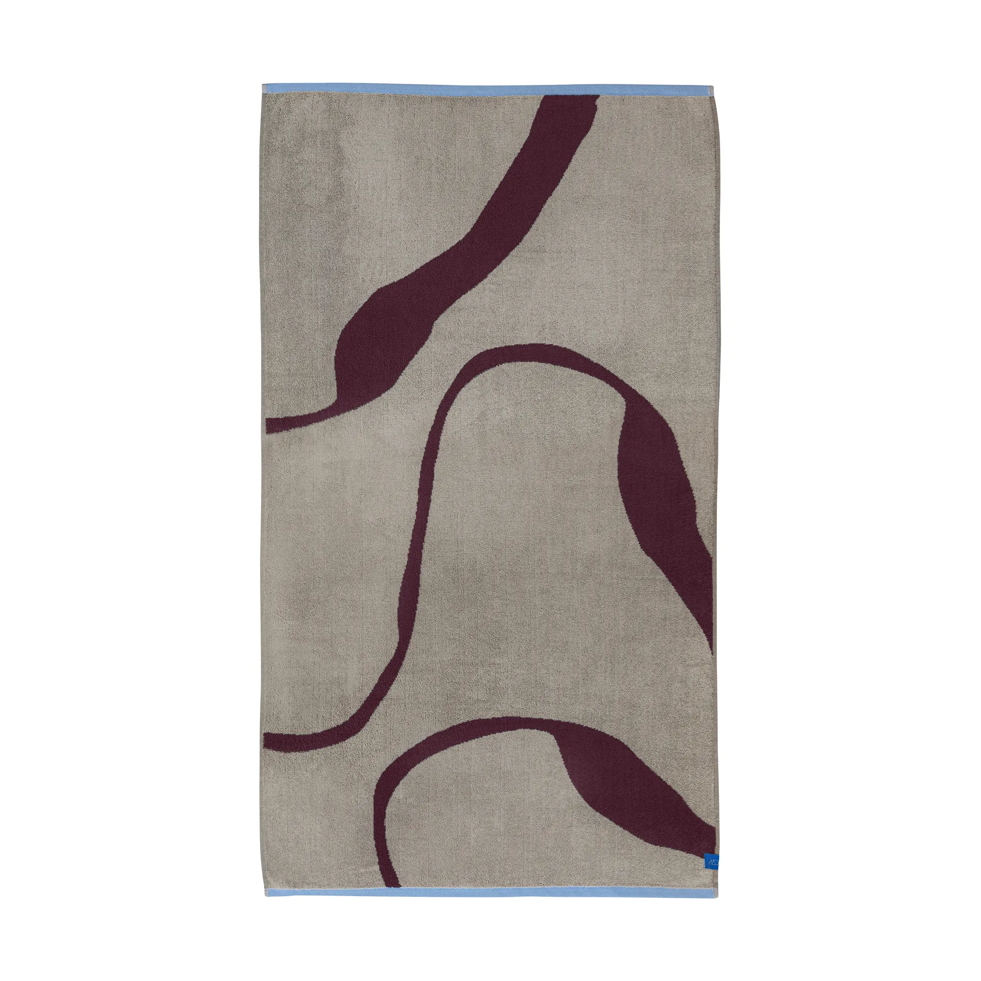Nova Arte bath towel 70x133 cm, Wine-sand Mette Ditmer
