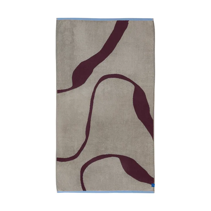 Nova Arte bath towel 70x133 cm - Wine-sand - Mette Ditmer