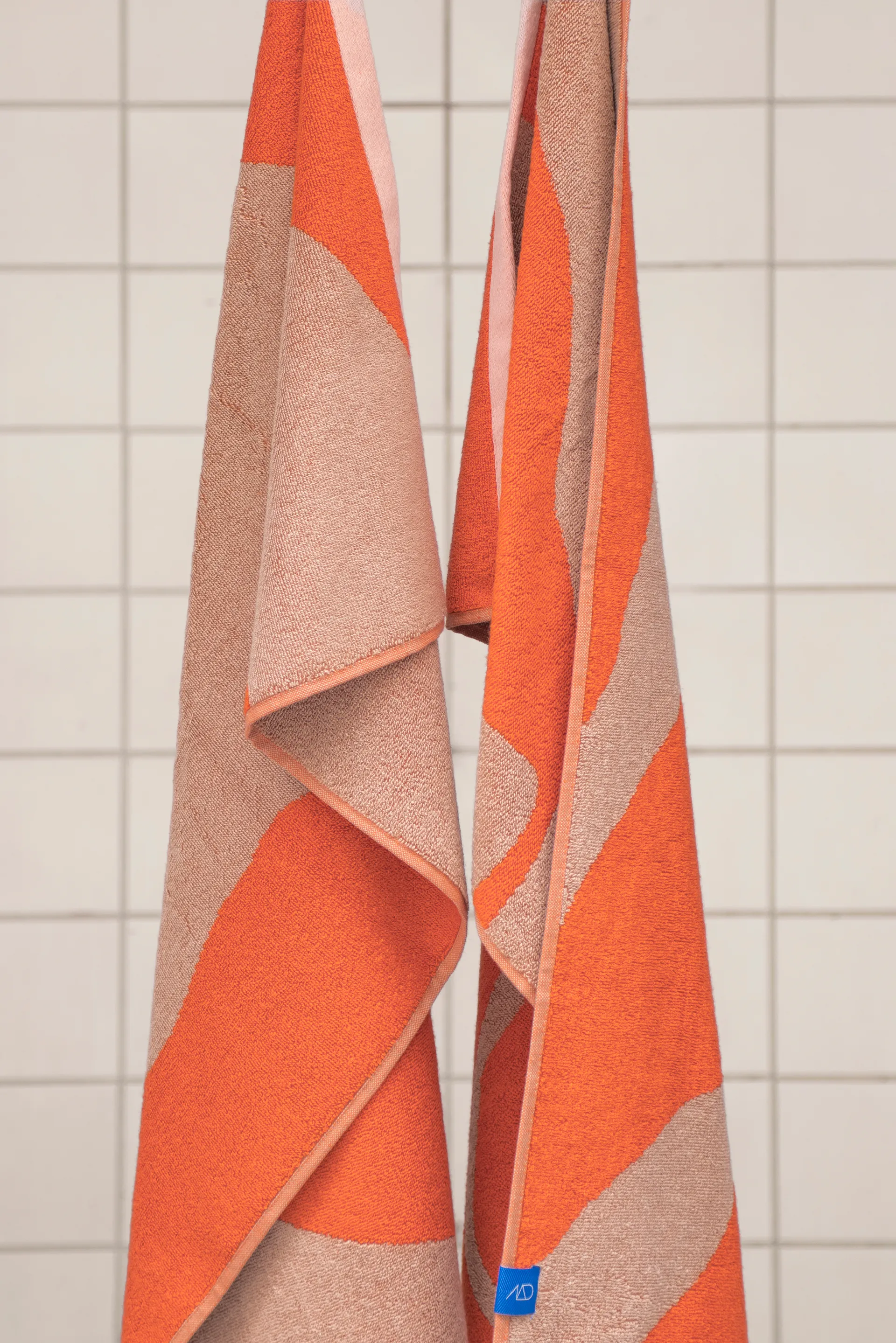 Nova Arte guest towel 40x55 cm 2-pack, Latte-orange Mette Ditmer