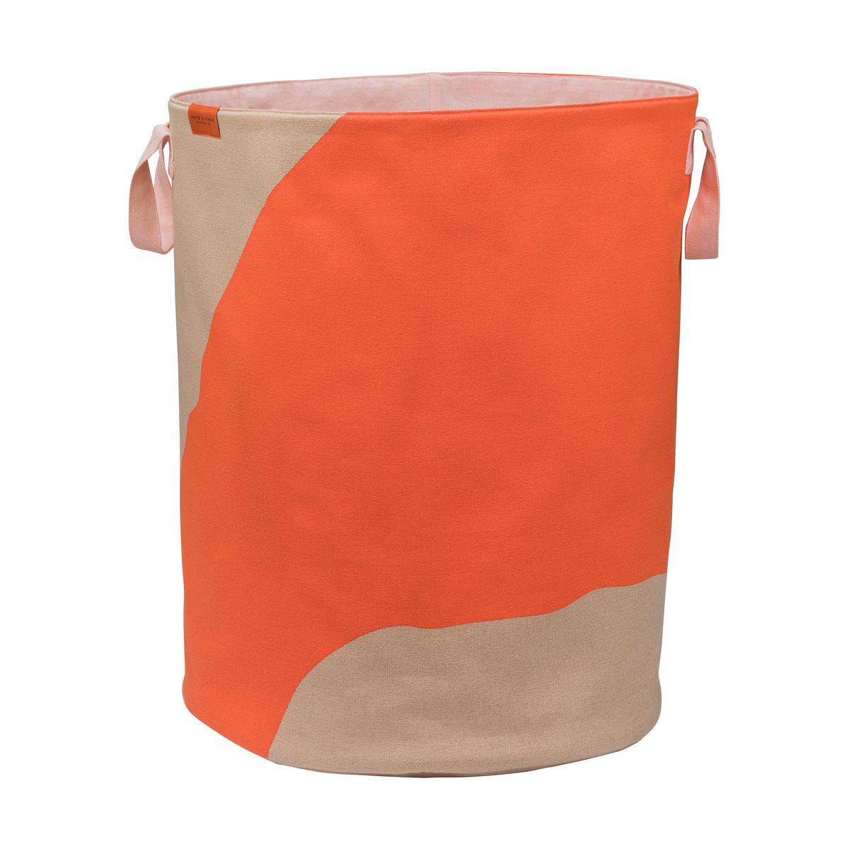 Mette Ditmer Nova Arte laundry basket 40x40x50 cm Latte-orange