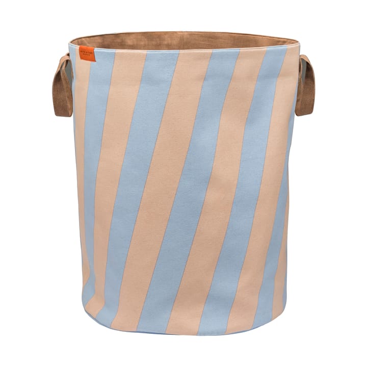 Nova Arte laundry basket 40x40x50 cm - Light blue-powder rose - Mette Ditmer