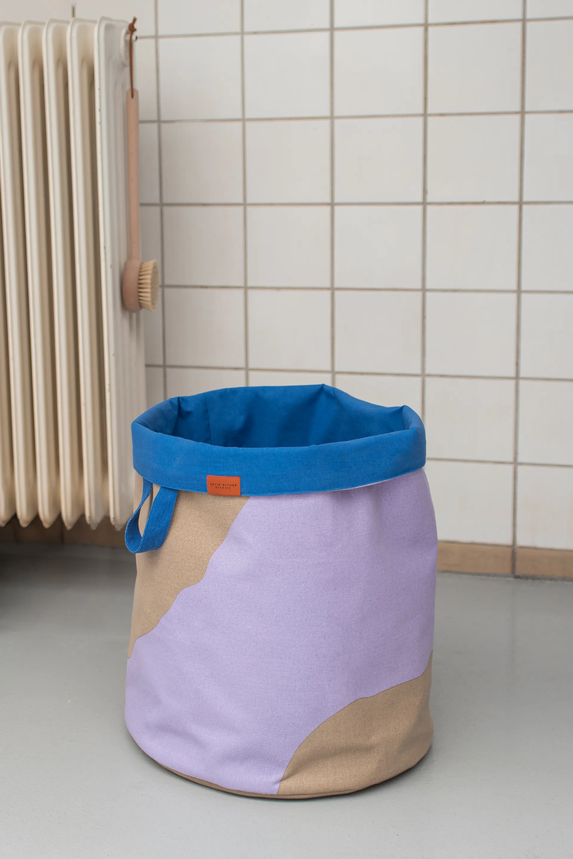 Nova Arte laundry basket 40x40x50 cm, Sand-lilac Mette Ditmer