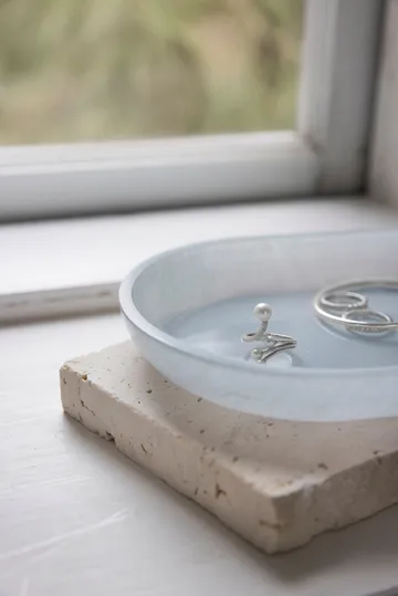 Opal tray - Light blue, 14x25.5 cm - Mette Ditmer