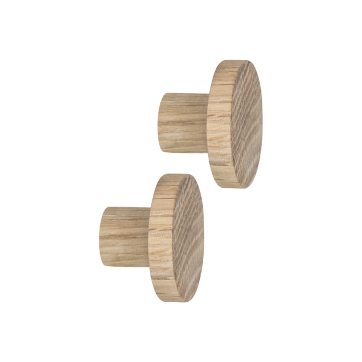 Point hook short 2 pack - Oak - Mette Ditmer