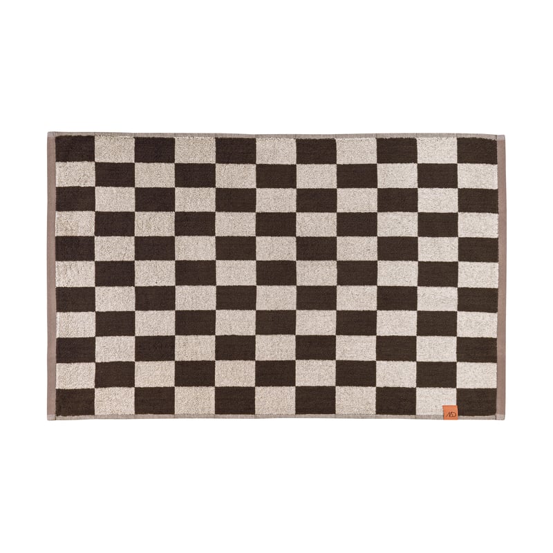 Mette Ditmer Retro bathroom mat 50x80 cm Chocolate