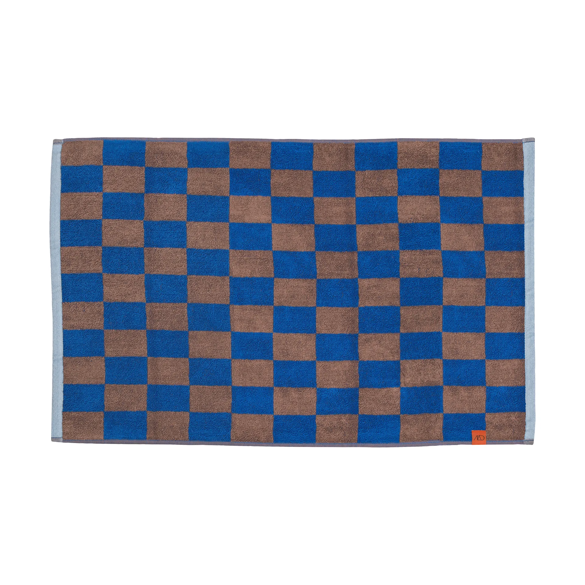 Retro bathroom mat 50x80 cm, Cobalt Mette Ditmer